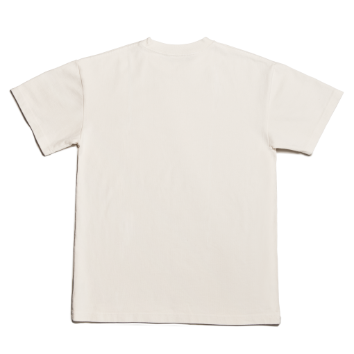Varsity Logo T-shirt in Moonbeam. Medium - Image 3