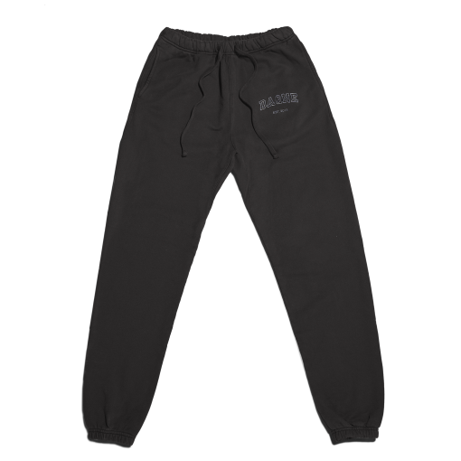 Varsity Logo Sweatpants in Onyx. Medium - Image 2